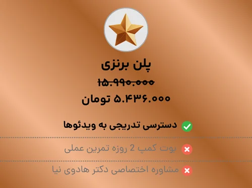 دوره روانشناسی فروش حرفه‌ای - پلن برنزی